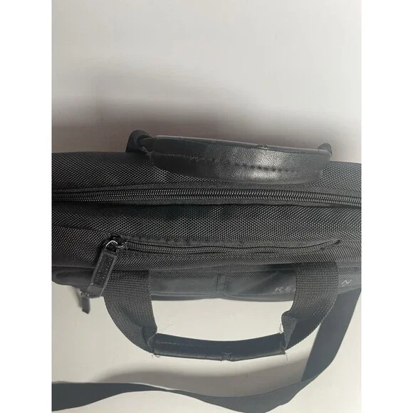 Kenneth Cole Messenger Bag Brief Case For Work School Laptop Black - Picture 4 of 11